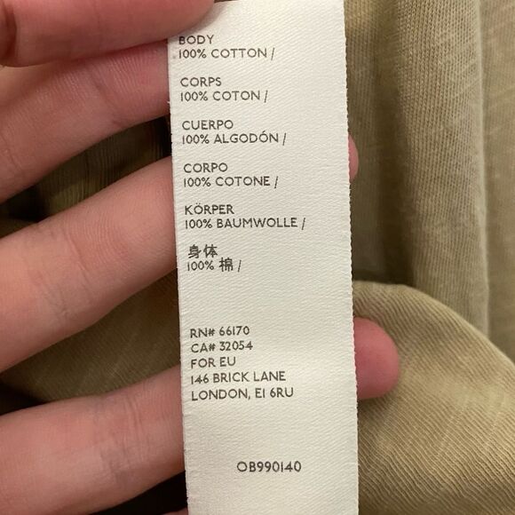 We The Free | Oversized Arden Long Sleeve Tee In Morning Oat Size Small - Picture 13 of 13